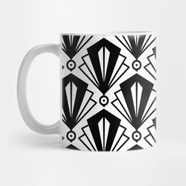 Art déco style graphic geometric pattern by From Mars